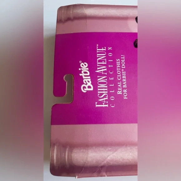 Barbie Fashion Avenue Red Checkered Outfit Mattel 18126 Vintage NRFB - Picture 4 of 4